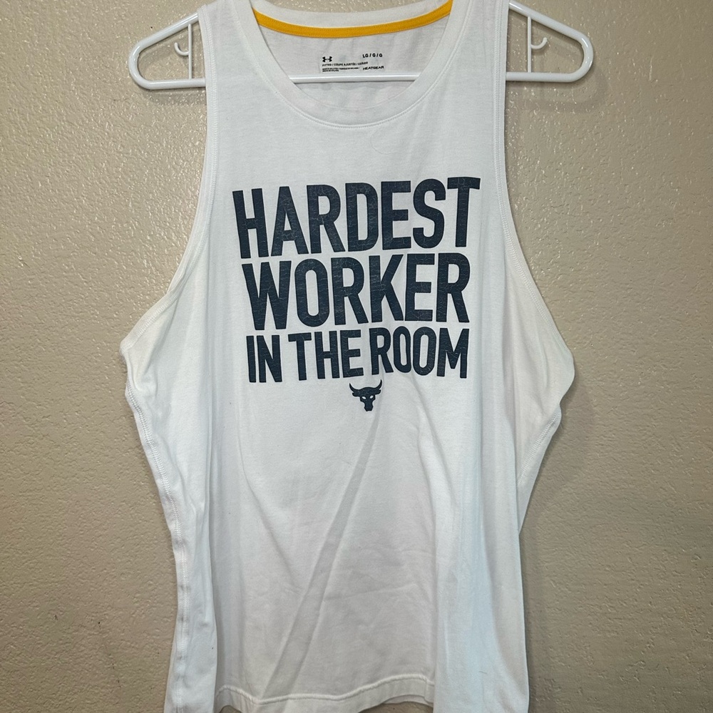 Under Armour White Tank Top